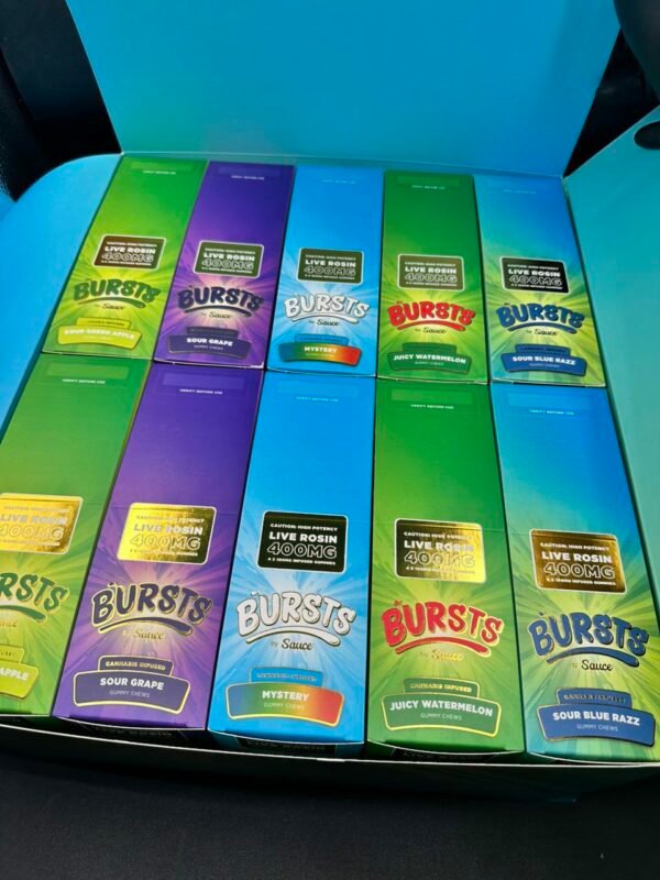 Buy Bursts by Sauce Gummies 400mg Now