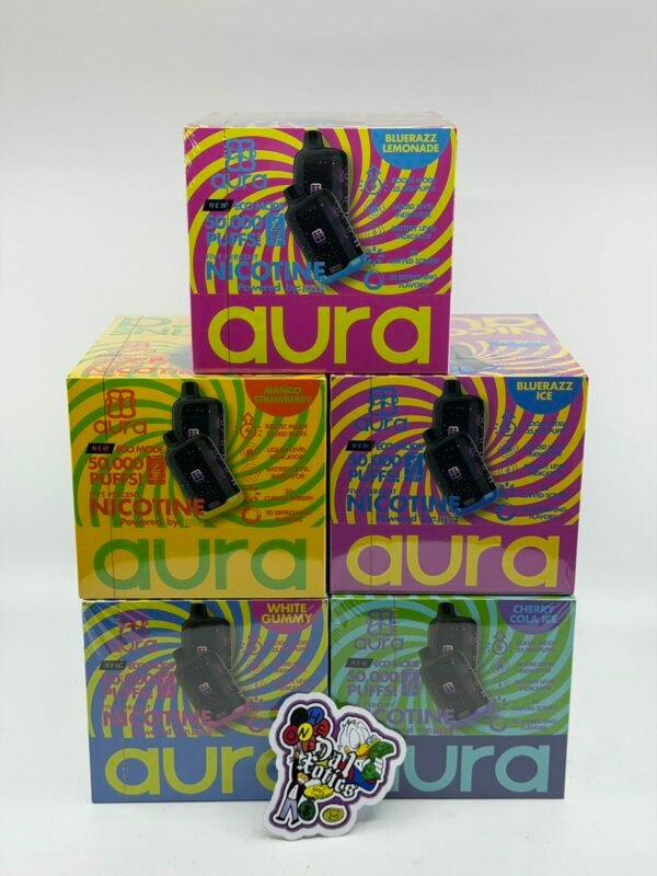Buy Hitz Aura 50k Puffs Nicotine Vape