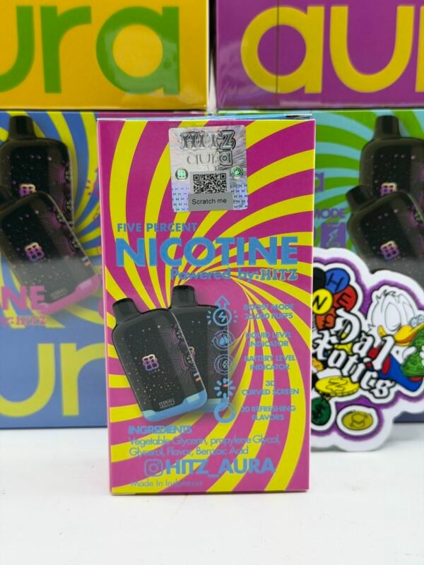 Buy Hitz Aura 50k Puffs Nicotine Vape