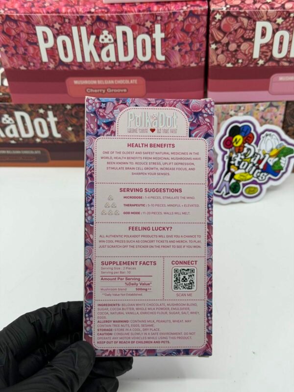 Buy Polkadot Mushroom Chocolate 4g Now